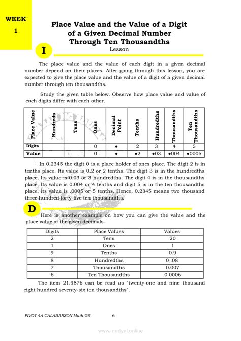 Afbeeldingsresultaten voor Math 5 Quarter 3 Module