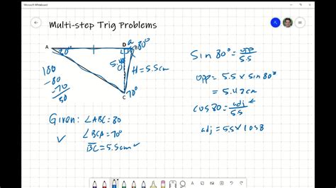 Toradh íomhá ar Multiple-Step Trig Problems