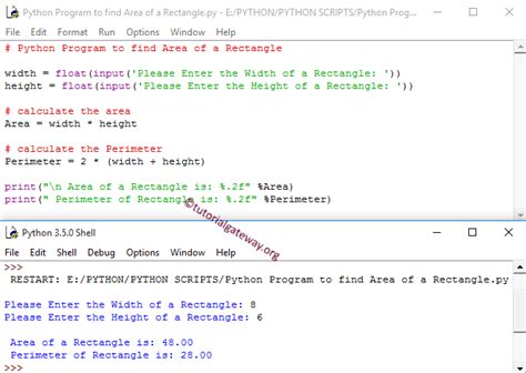 Pythhon Code Rectangle に対する画像結果
