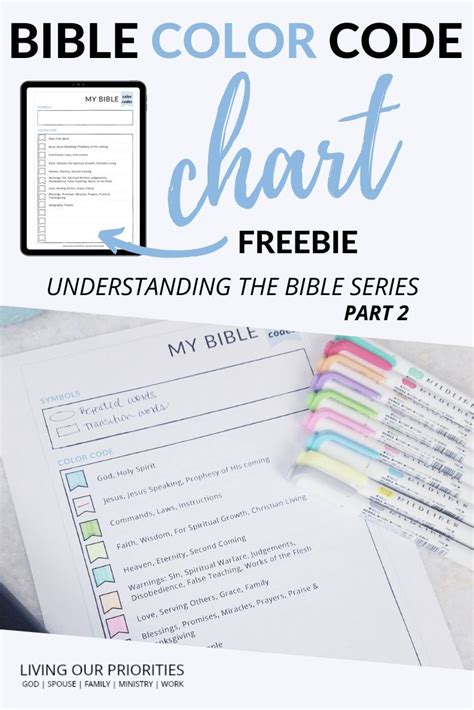 Toradh íomhá ar Bible Color Code Example