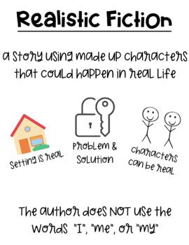 Toradh íomhá ar Fiction Anchor Chart