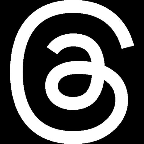 Image result for Threads Icon Transparent White Color