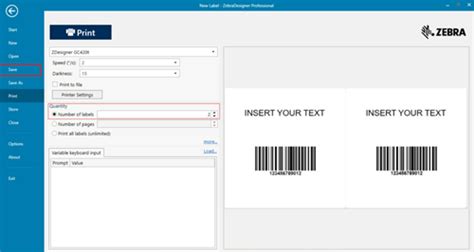 Image result for ZebraDesigner 3 Dual Small Label