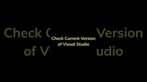 Check Visual Studio Installed or Not に対する画像結果