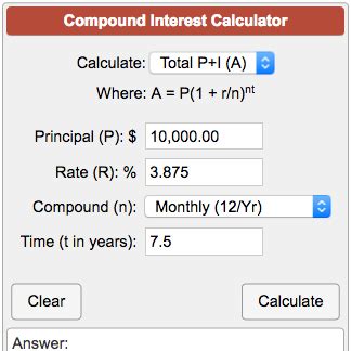 Image result for Compounding Interest Rate Calculator
