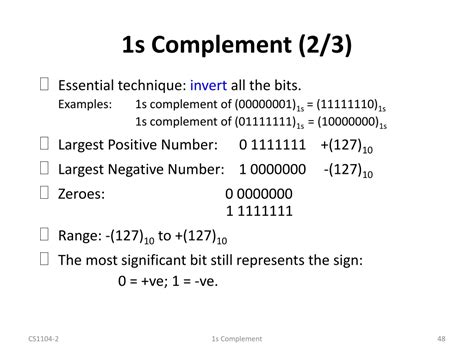 Image result for 1S Complement Vs 2S Complement