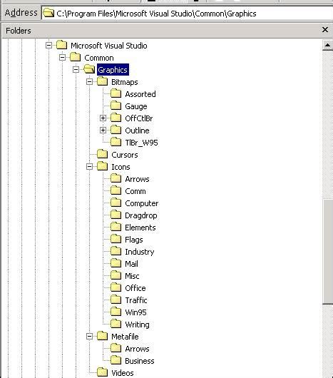 Toradh íomhá ar Visual Basic Folder Icon