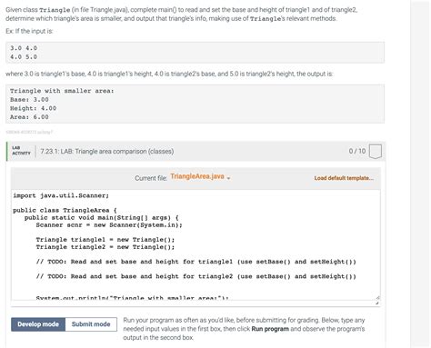 Image result for Create Triangle Test Class in Java