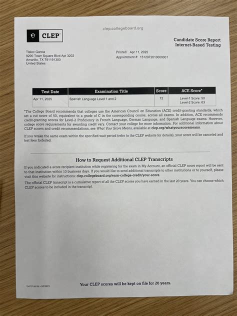 Image result for Request CLEP Transcript