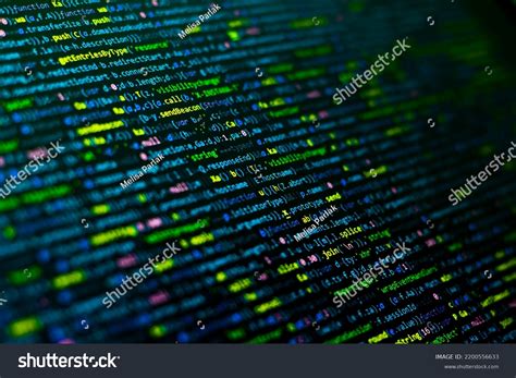 Toradh íomhá ar Realistic Code Background