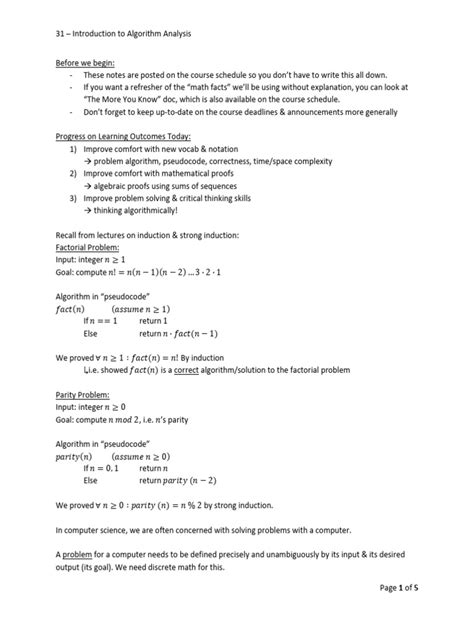 Image result for Introduction To Algorithm Analysis