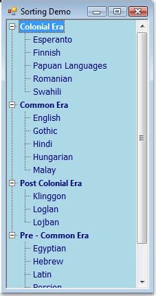 Windows Forms TreeView に対する画像結果