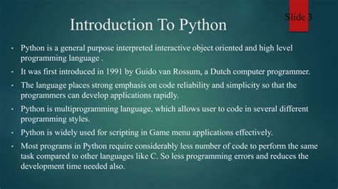 Image result for Presentation On Python Programming