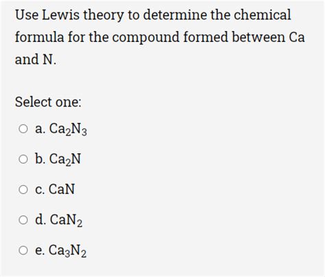 Image result for Ca3N2 Lewis Structure