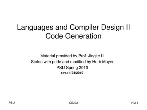 Image result for Code Generation in Compiler Design for PPT