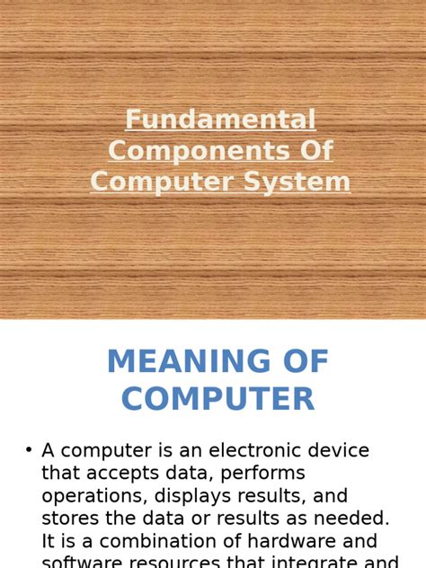 Image result for Basic Element of Computer System