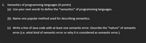 Image result for Semantic Examples in Programming