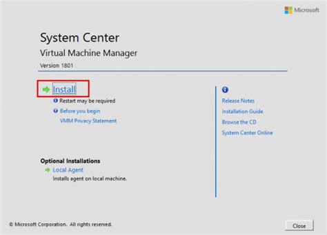 Image result for Virtual Machine Manager System Center Installation Media