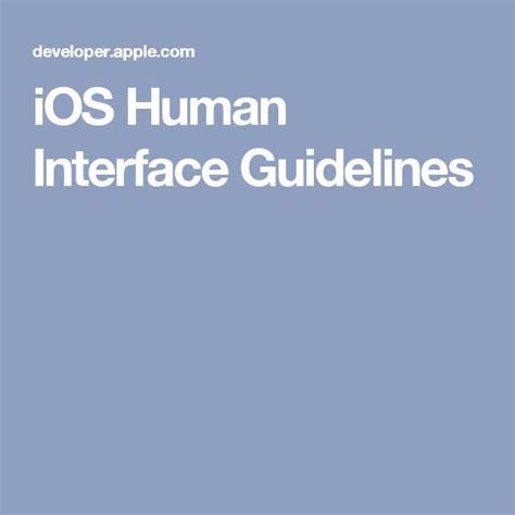 Image result for iOS Guidelines