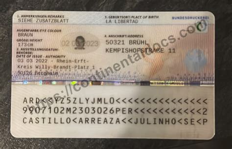 Toradh íomhá ar Back of Real Work Permit