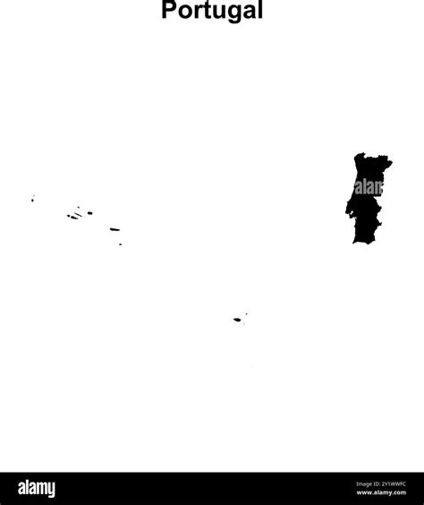 Toradh íomhá ar Simple Map of Portugal