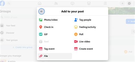 Image result for How to Create a Files Tab in a Facebook Group