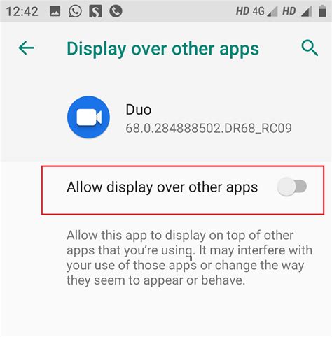 Image result for Setting Overlay Android