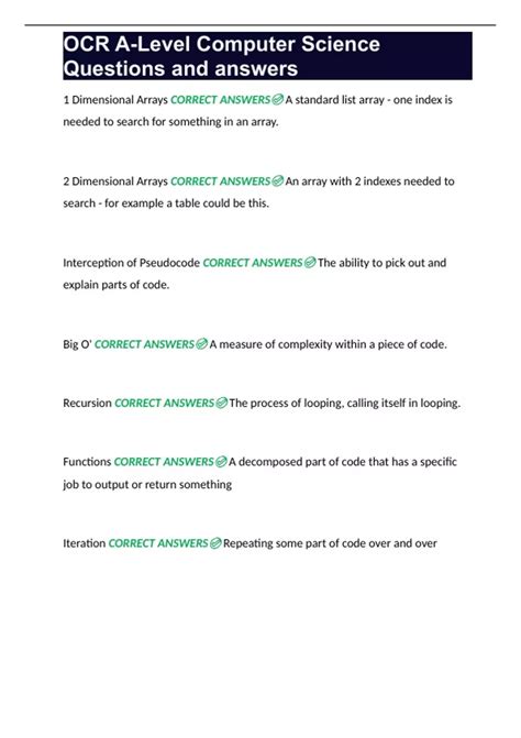 Image result for A Level Computer Science Coding Questions