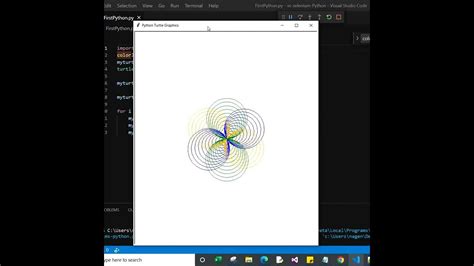 Python Turtle Drawing Snowflake 的图像结果