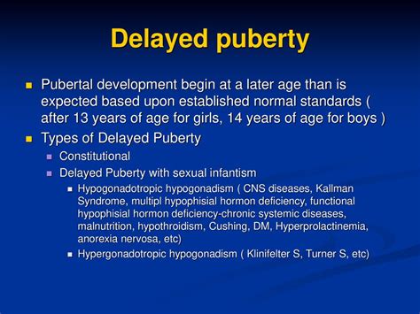 Image result for Delayed Puberty