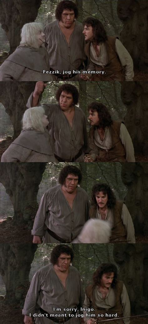 Image result for Fezzik Pushing Up the Gate Princess Bride