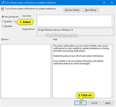 Toradh íomhá ar Windows Update Restart Notification