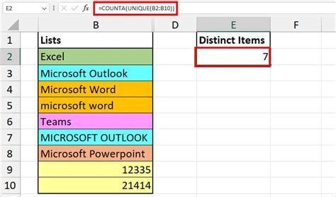 Image result for How to Count Different Values in Excel