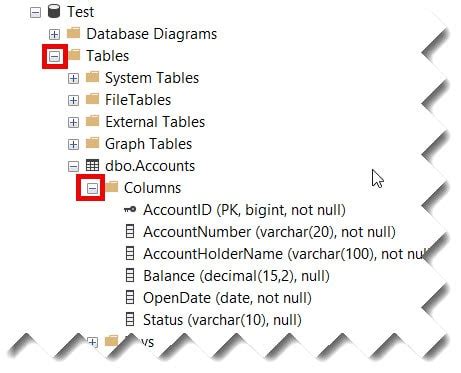 Image result for Describe in SQL Server Syntax