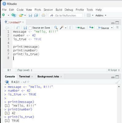 Image result for HelloWorld Program in R Programming
