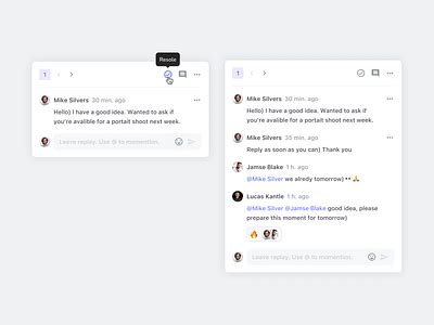 Bildergebnis für Comment Box UI Design