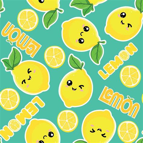 Image result for Cute Lemon Pattern
