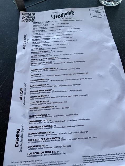 Image result for Viewpoint Cafe Menu