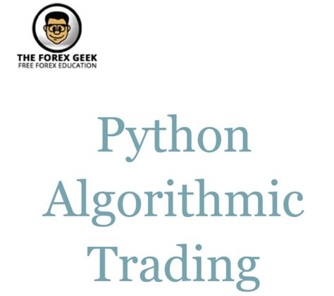 Image result for Python for Algorithmic Trading PDF