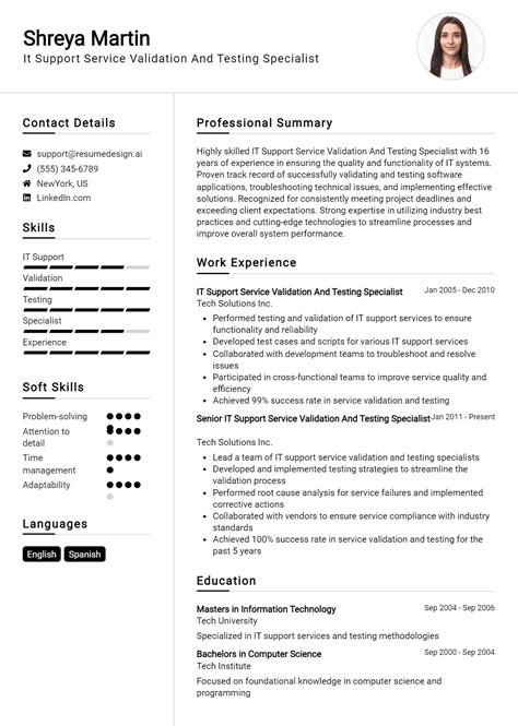 Image result for Support Engineer Resume Examples
