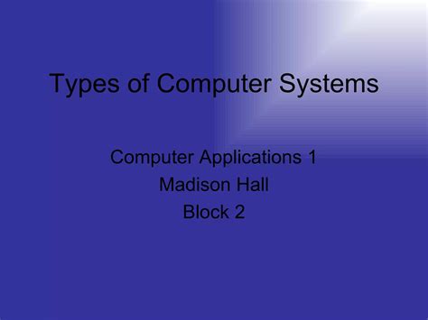 Toradh íomhá ar Types of Computer System Pic