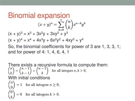 Image result for Binomial Expansion with Two Variables