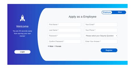 Image result for Registration Form Desktop Design