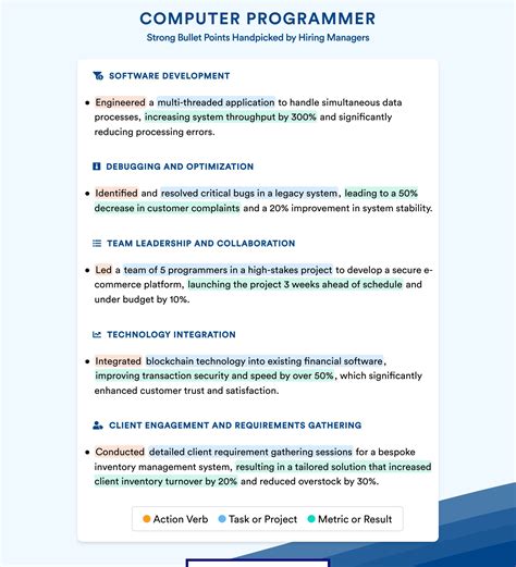 Image result for Computer Programmer Resume