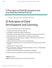 Afbeeldingsresultaten voor Core Principles of Child Development