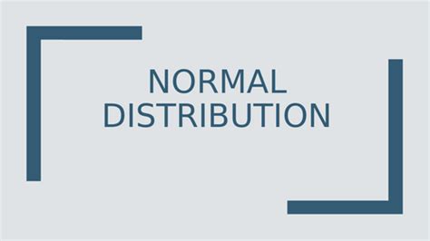 Image result for Introduction O Normal Distribution