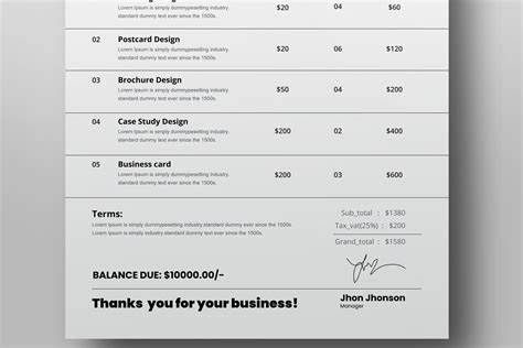 Editable Invoice Layout Template Free に対する画像結果