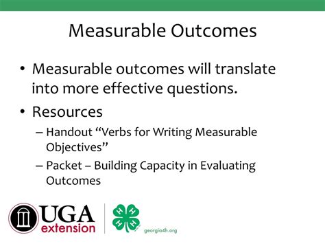 Image result for Measurable Outcomes Examples