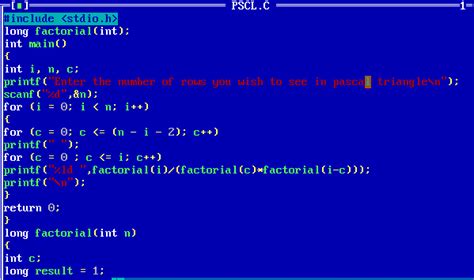 Résultat d’images pour Write a C Program to Print Pascal's Triangle