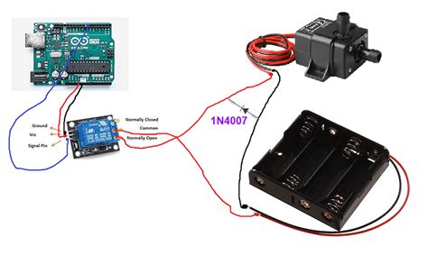 Arduino Water Pump with 4 Relay Module に対する画像結果